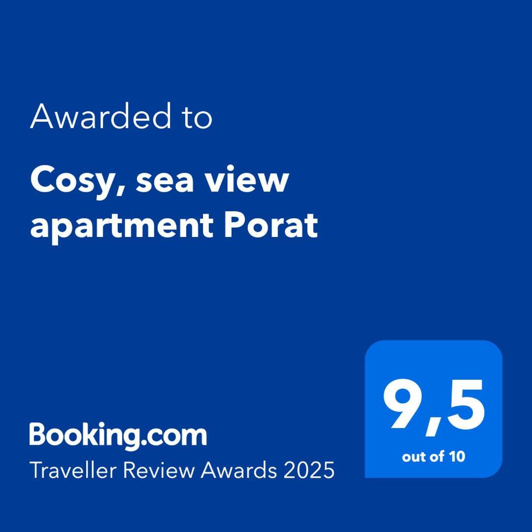 Cosy, Sea View Apartment Porat 波拉特 外观 照片